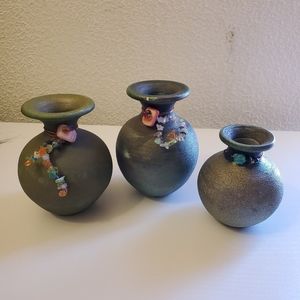 Raku pottery by Jeremy Diller